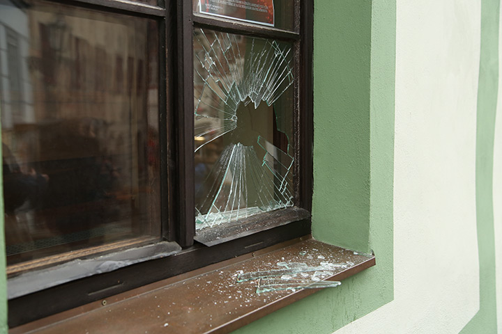 A2B Glass are able to board up broken windows while they are being repaired in Hale.